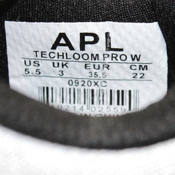 APL Athletic Propulsion Labs Women's Techloom Pro Black/Heather Grey/White 5.5 - Picture 5 of 7